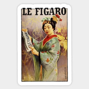 Le Figaro Cover Art Sticker